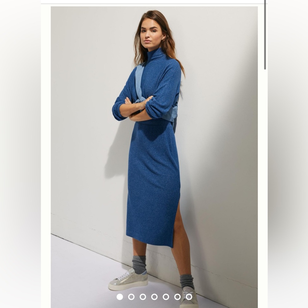 Anthropologie Mariah Ribbed Knit Maxi Dress, size M
